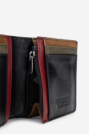  Valmenti Saksy Erkek Siyah Hakiki Deri Cuzdan,Kartlık,Anahtarlık