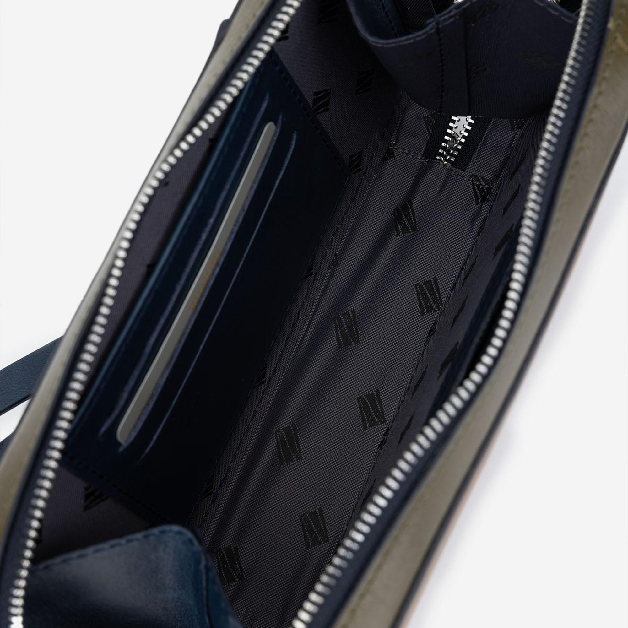 Valmenti Origame Erkek Laci/Yeşil/Taba Hakiki Deri El Çantası