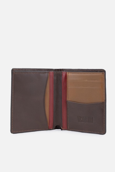 Valmenti Ezda Erkek Kahverengi Hakiki Deri Cuzdan,Kartlık,Anahtarlık
