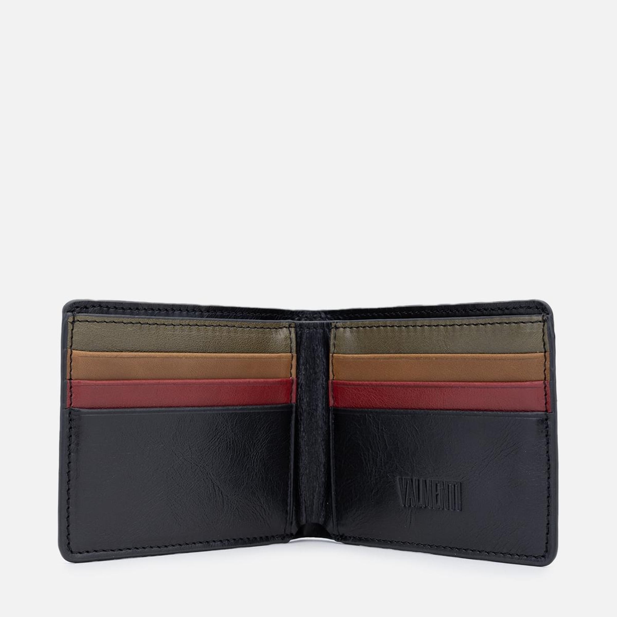 Valmenti Eırıdge Erkek Siyah Hakiki Deri Cuzdan,Kartlık,Anahtarlık