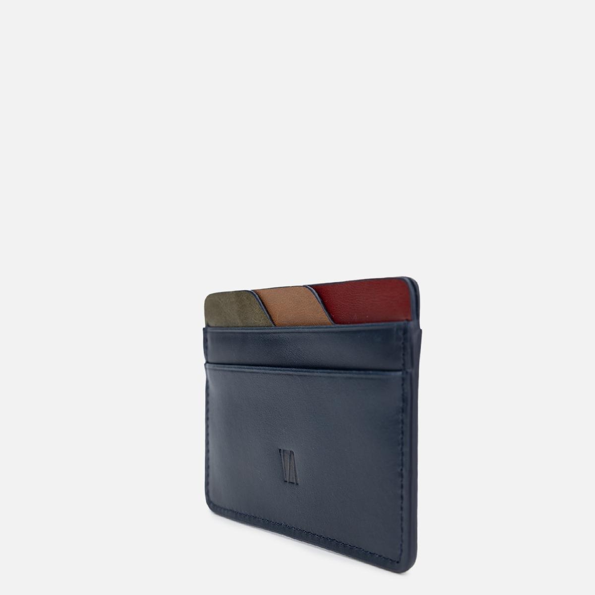 Valmenti Elton Erkek Lacivert Hakiki Deri Cuzdan,Kartlık,Anahtarlık