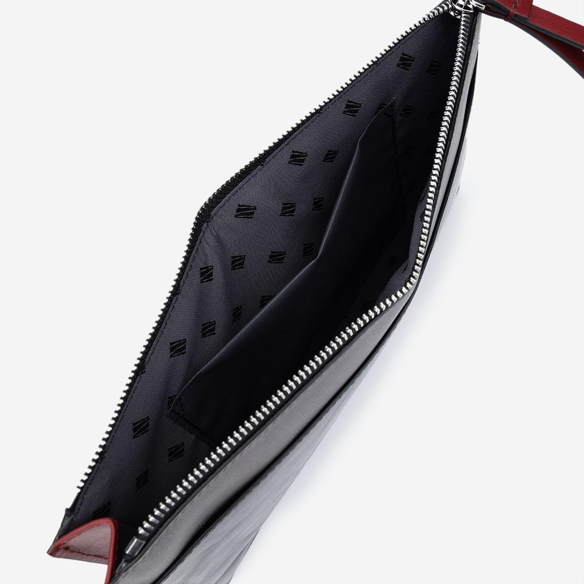 Valmenti Handx Unisex Siyah\Gri Hakiki Deri GÜNLÜK Çanta