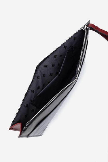  Valmenti Handx Unisex Siyah\Gri Hakiki Deri GÜNLÜK Çanta