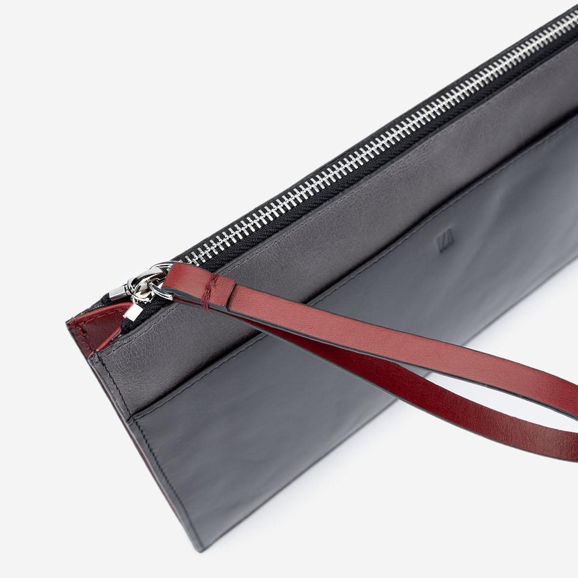 Valmenti Handx Unisex Siyah\Gri Hakiki Deri GÜNLÜK Çanta