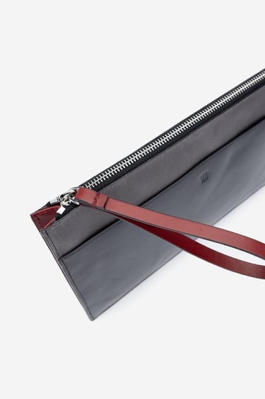  Valmenti Handx Unisex Siyah\Gri Hakiki Deri GÜNLÜK Çanta