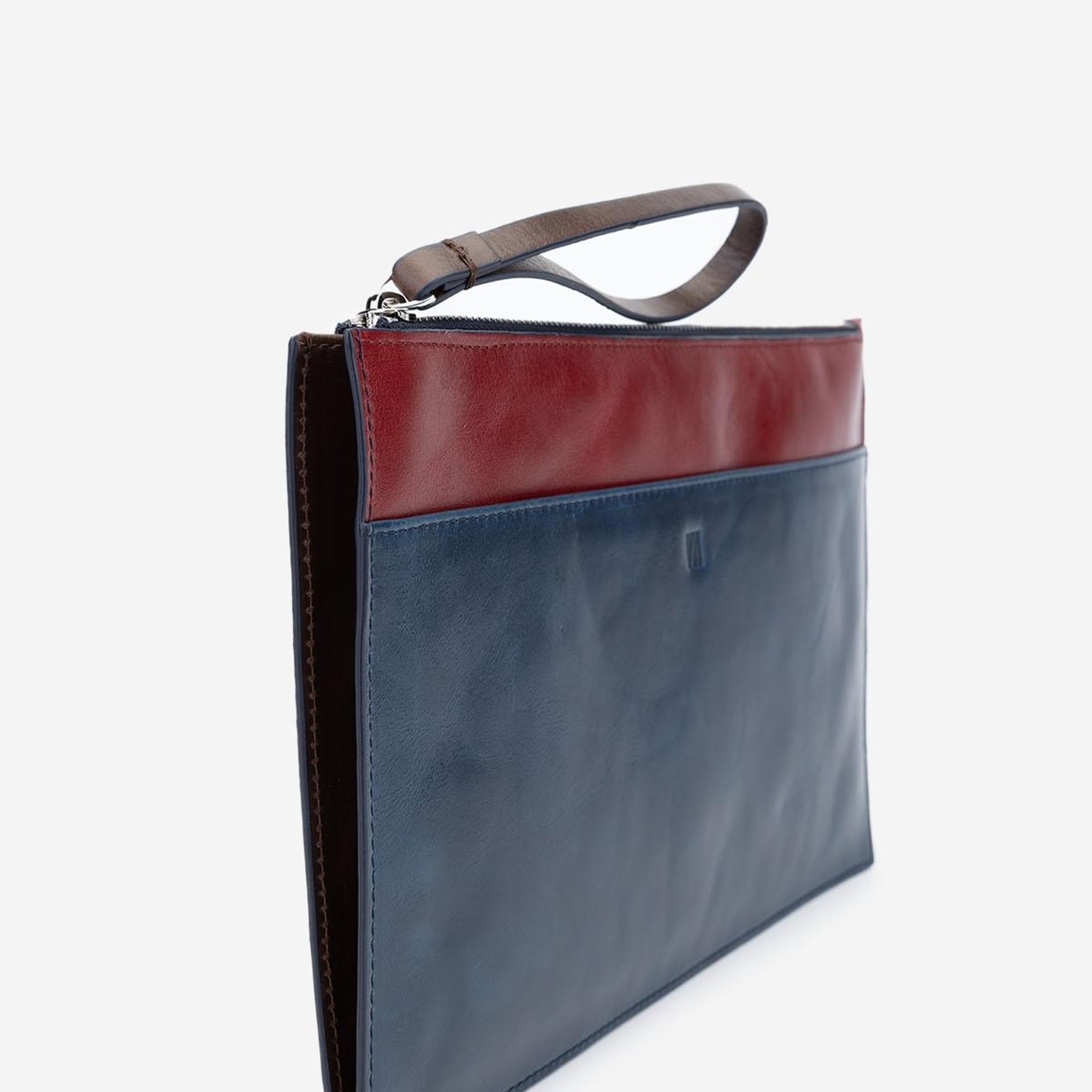 Valmenti Handx Unisex Laci / Bordo Hakiki Deri GÜNLÜK Çanta