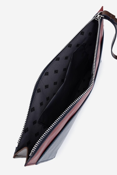  Valmenti Handx Unisex Laci / Bordo Hakiki Deri GÜNLÜK Çanta