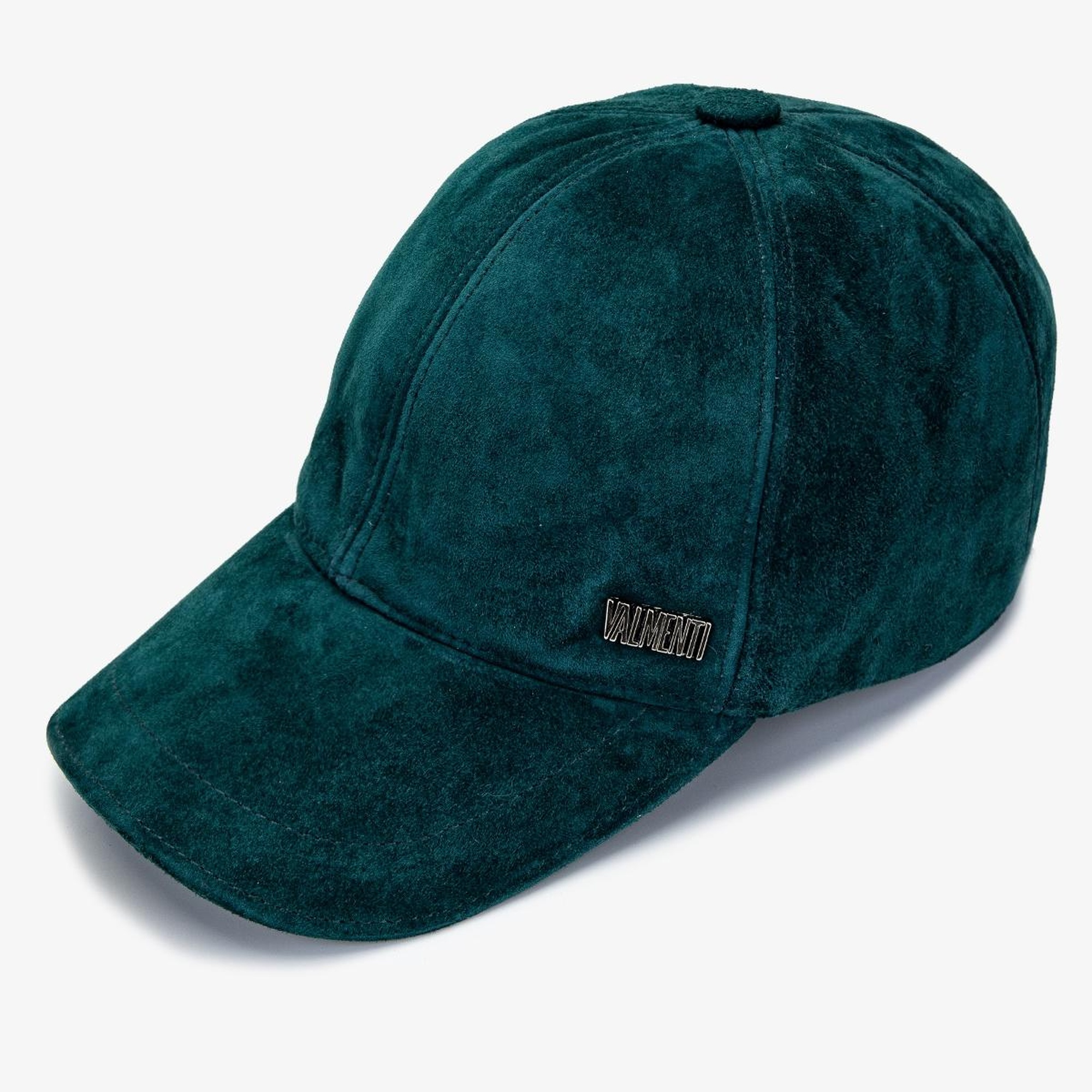 Valmenti Erkek Hakiki Deri Yeşil Beyzbol Şapka