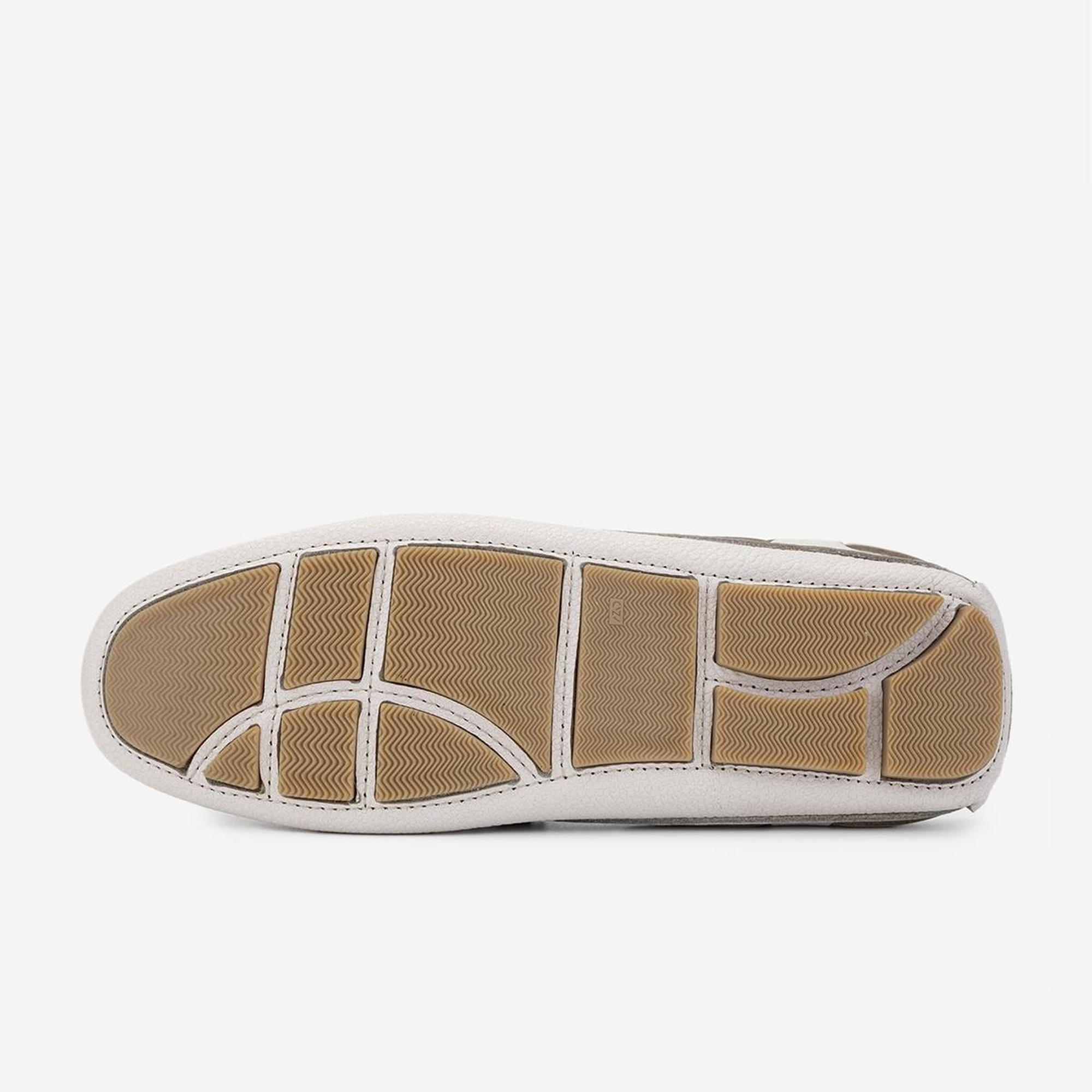 Valmenti Anjelika Erkek Beyaz Floter Hakiki Deri Düz Terlik