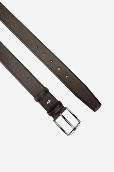  Valmenti Erkek Hakiki Deri Kahverengi Klasik Kemer