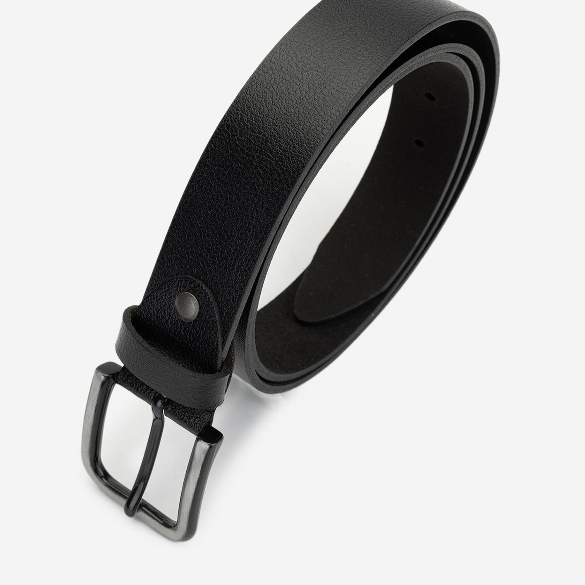 Valmenti Erkek Hakiki Deri Siyah Deri Spor Kemer