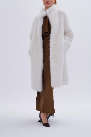  Valmenti Kadın Tekstil Beyaz Mont