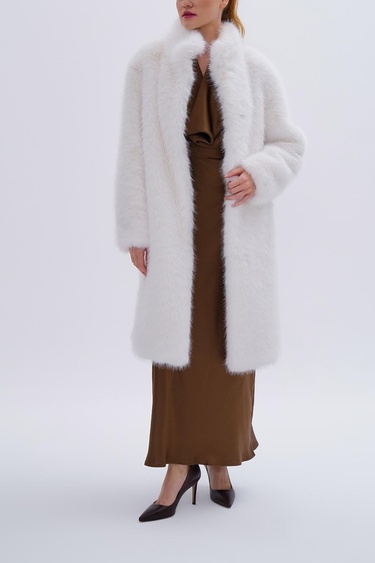  Valmenti Kadın Tekstil Beyaz Mont