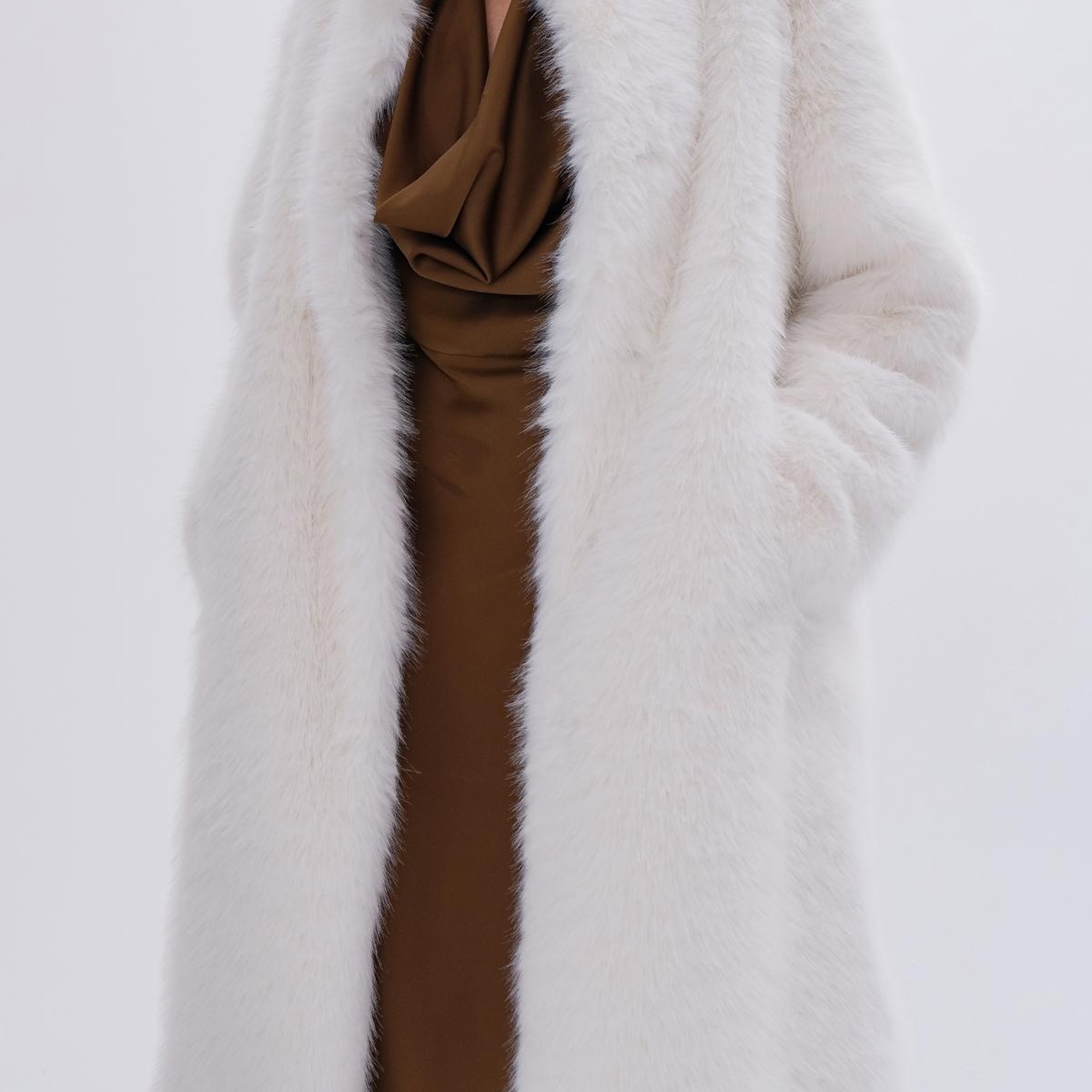 Valmenti Kadın Tekstil Beyaz Mont