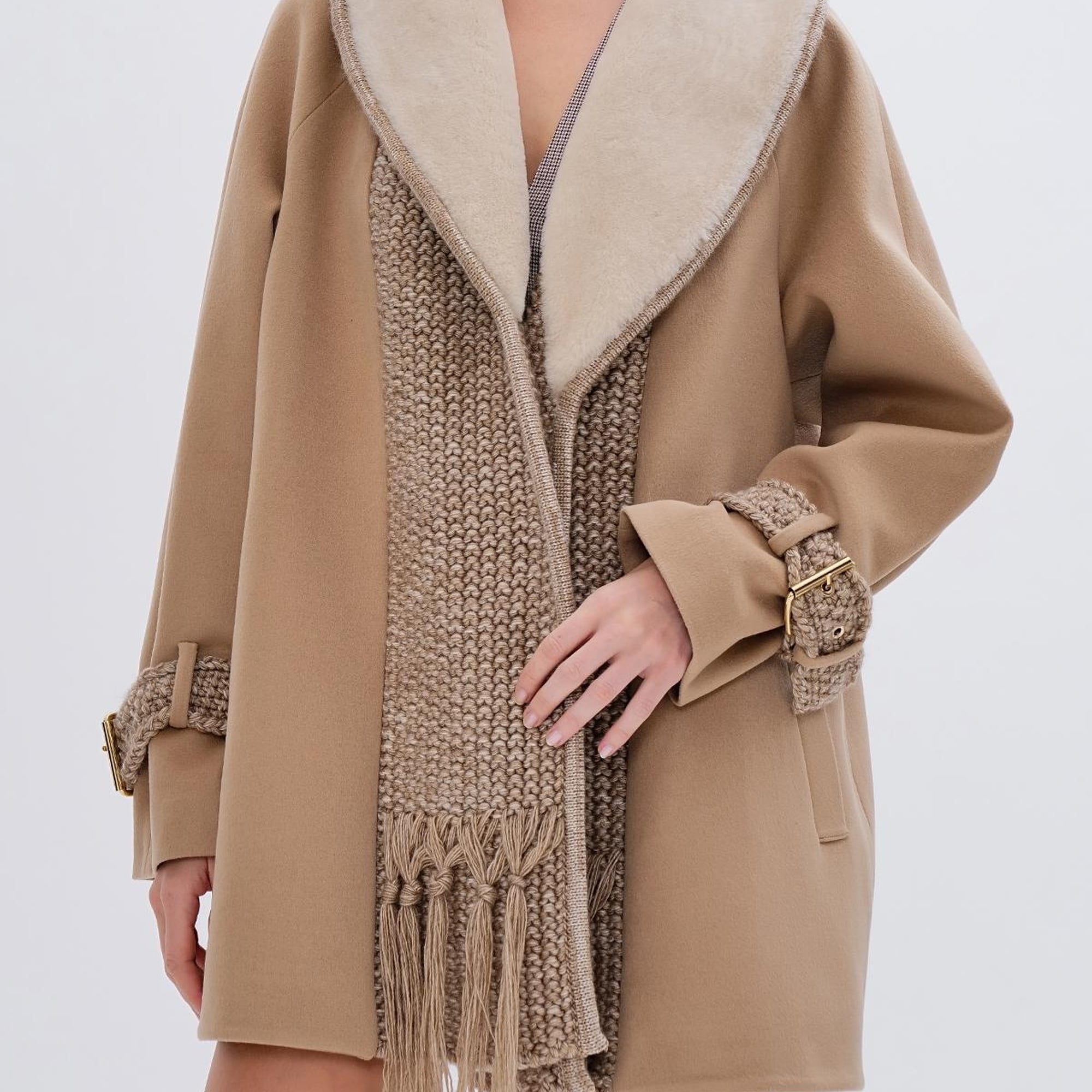 Valmenti Kadın Tekstil Vizon Mont