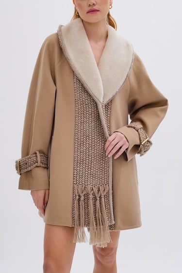  Valmenti Kadın Tekstil Vizon Mont