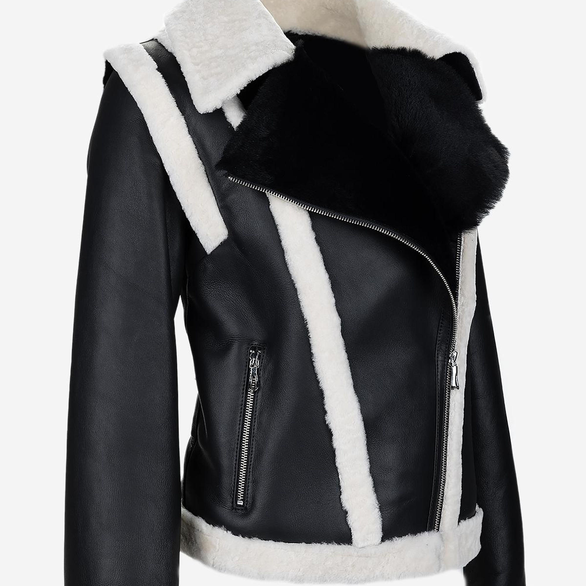 Valmenti Kadın Kürk Siyah Mont