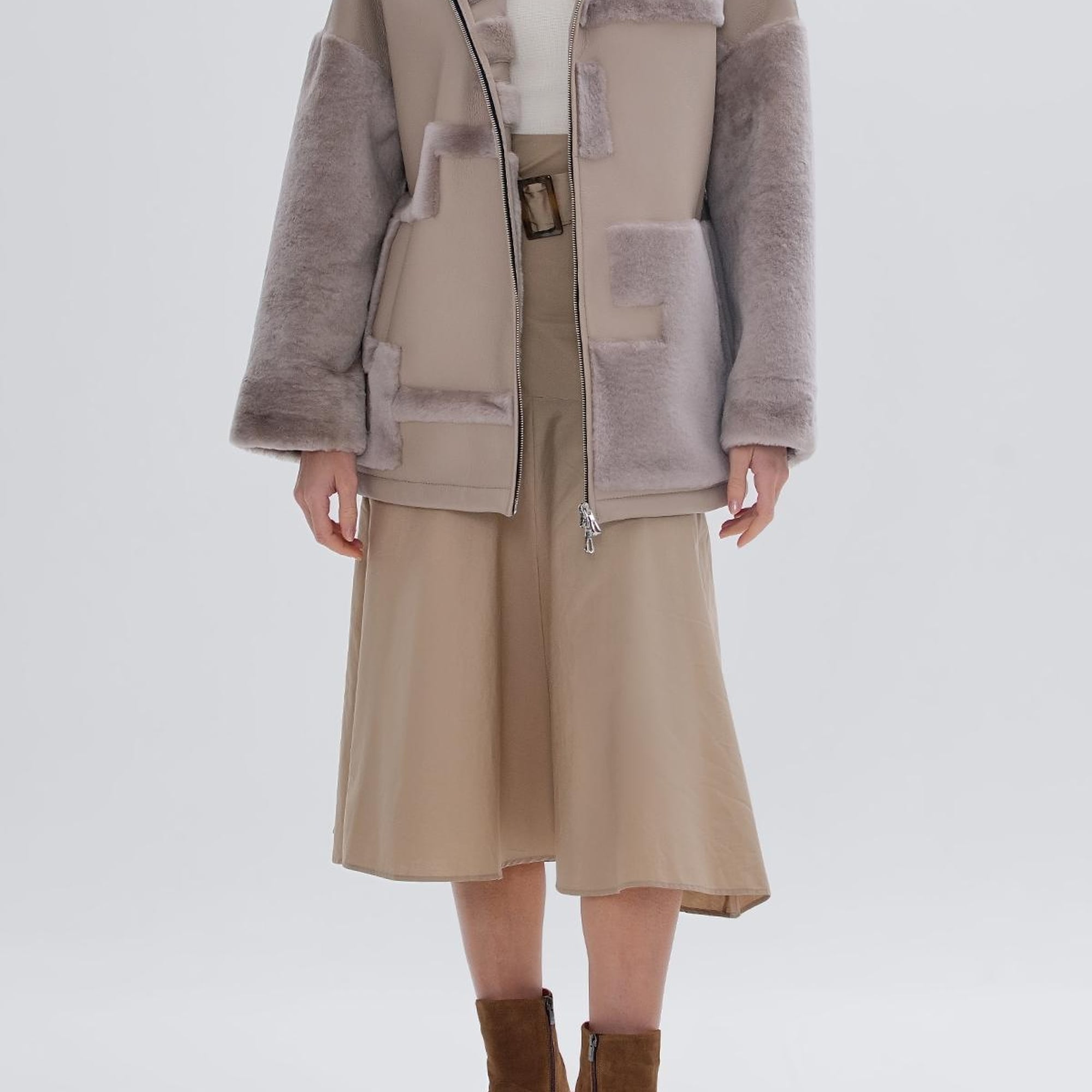 Valmenti Kadın Kürk Vizon Mont