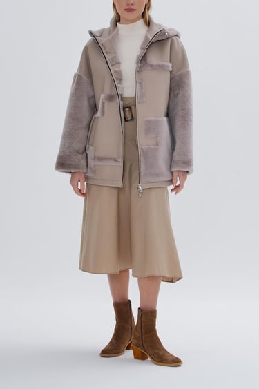  Valmenti Kadın Kürk Vizon Mont