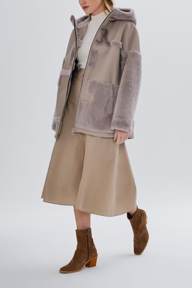  Valmenti Kadın Kürk Vizon Mont