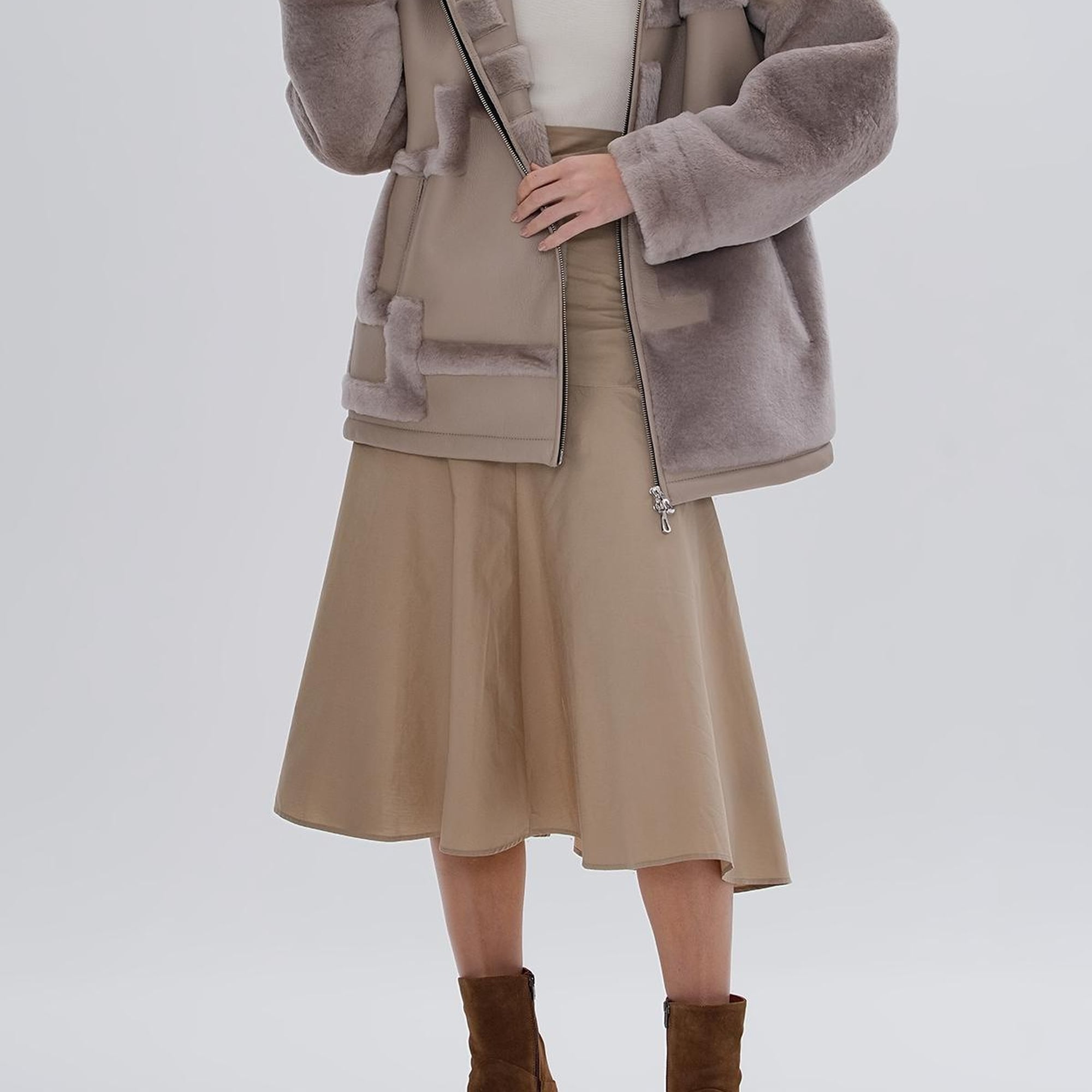 Valmenti Kadın Kürk Vizon Mont