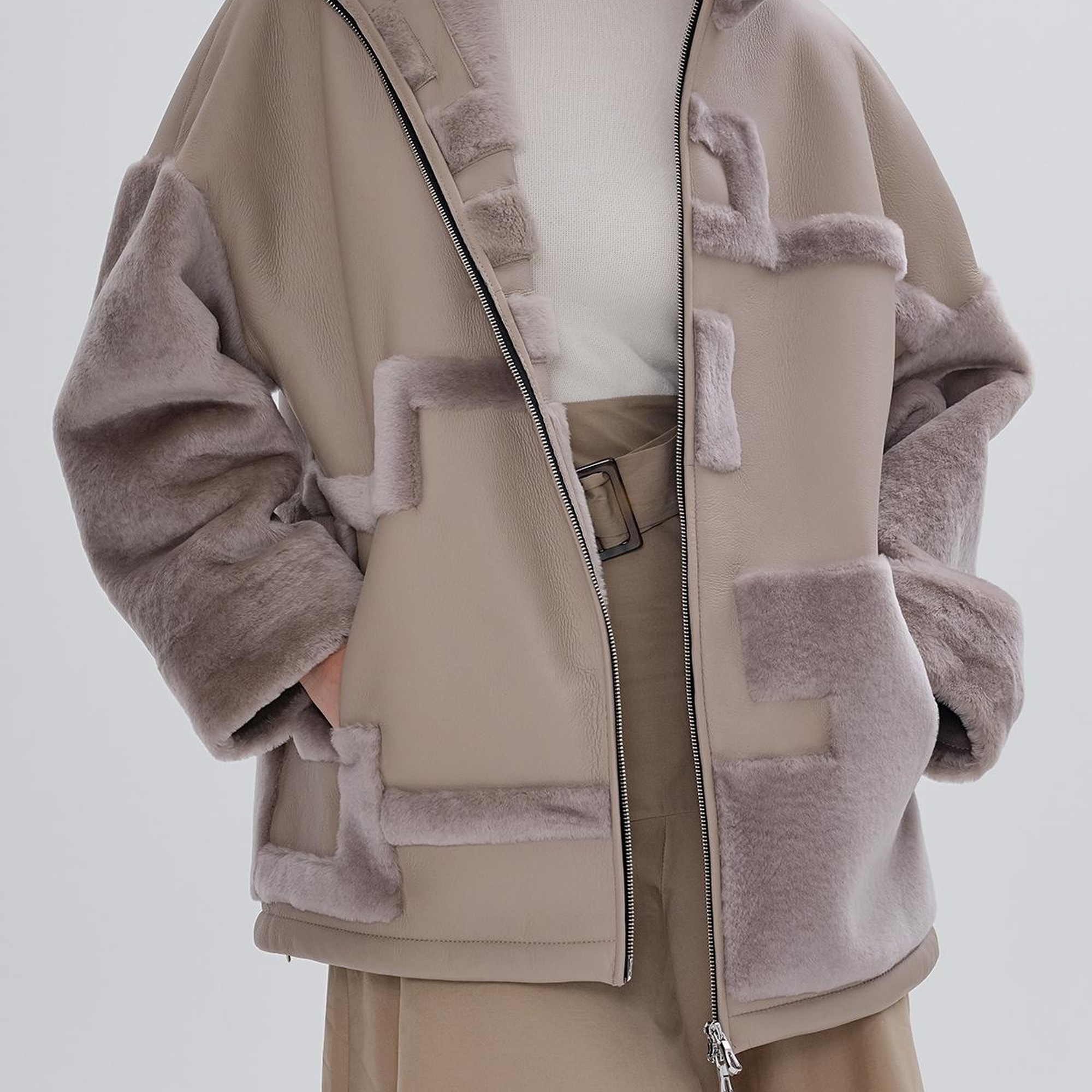 Valmenti Kadın Kürk Vizon Mont