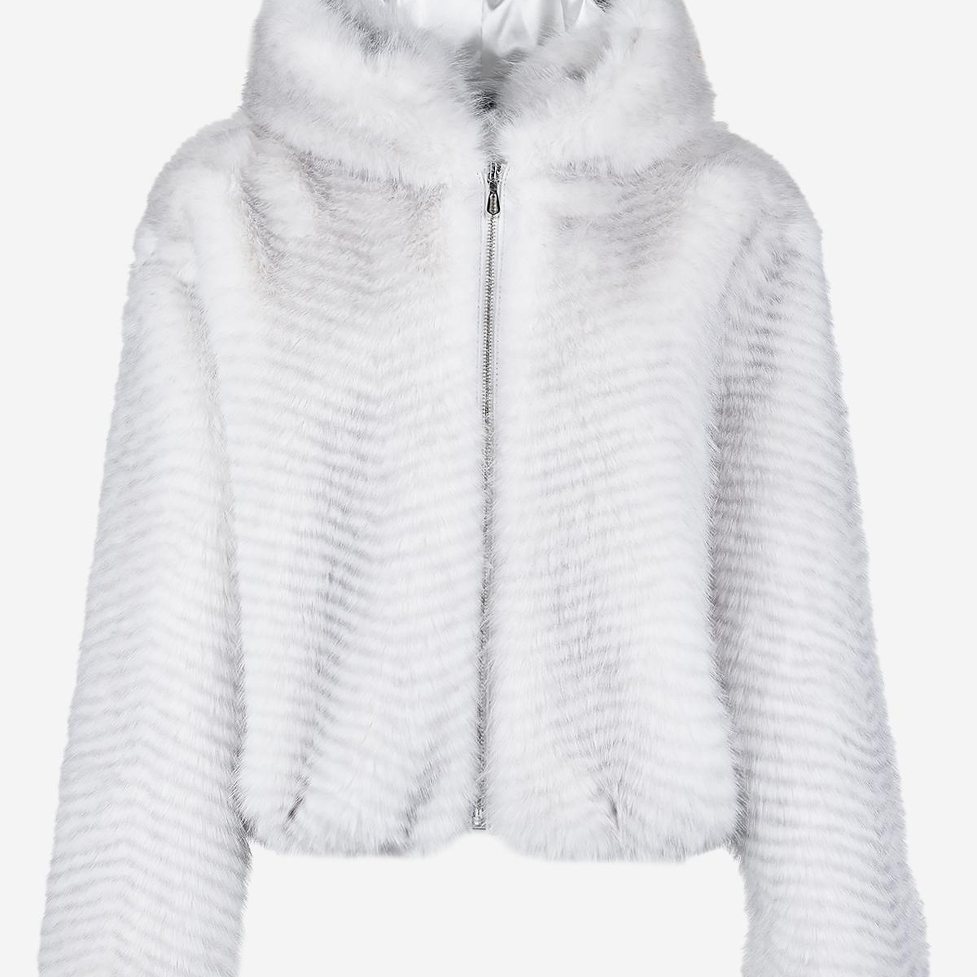 Valmenti Kadın Tekstil Beyaz Mont