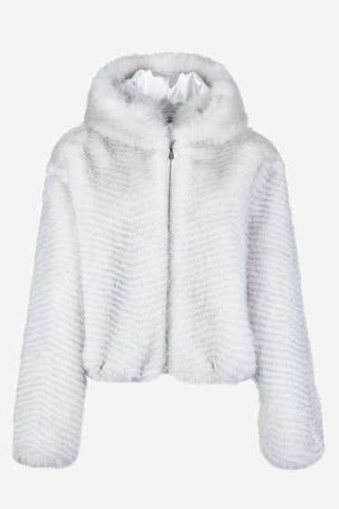  Valmenti Kadın Tekstil Beyaz Mont