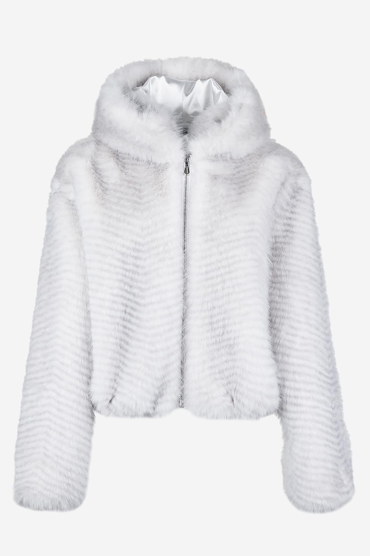  Valmenti Kadın Tekstil Beyaz Mont