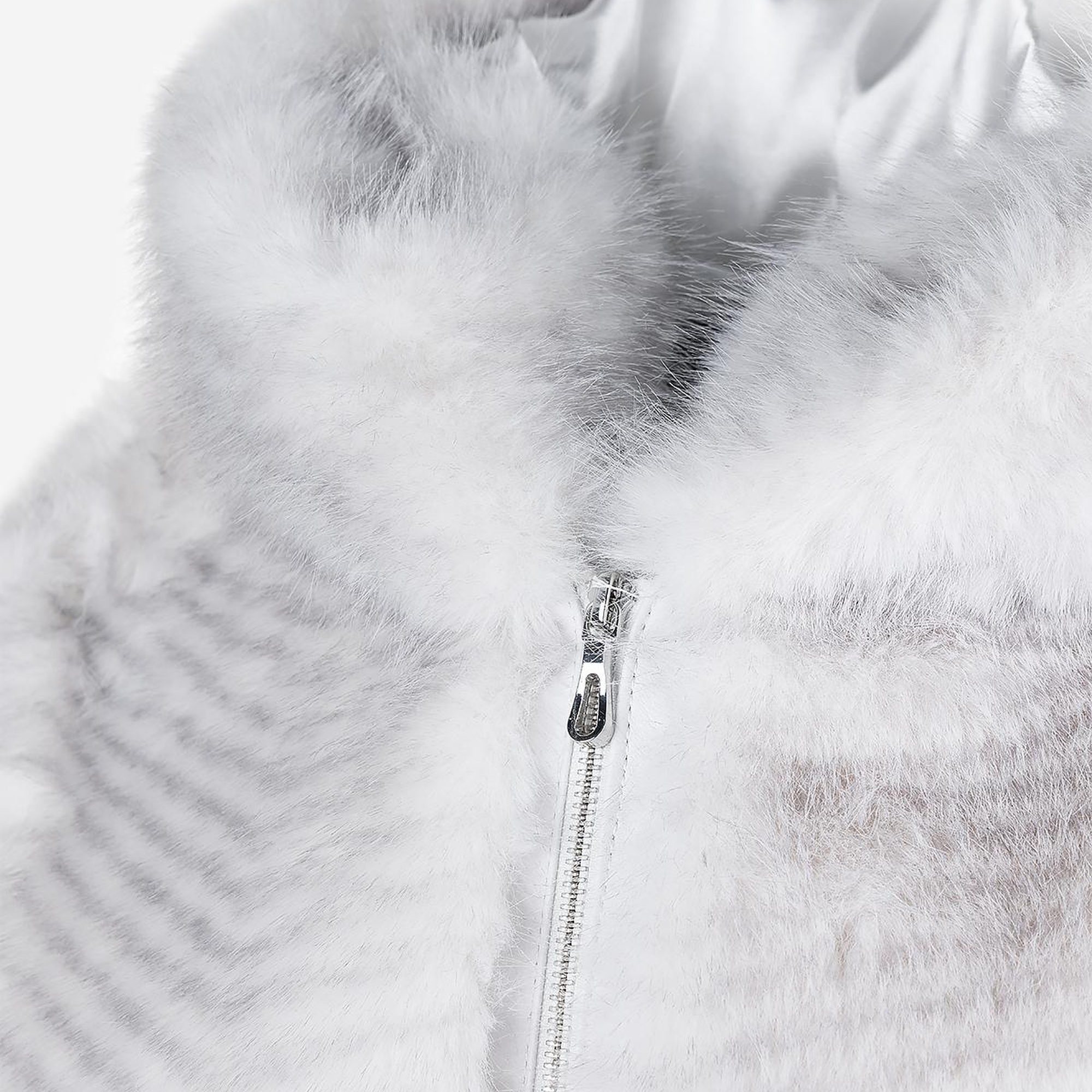 Valmenti Kadın Tekstil Beyaz Mont