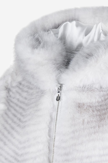  Valmenti Kadın Tekstil Beyaz Mont