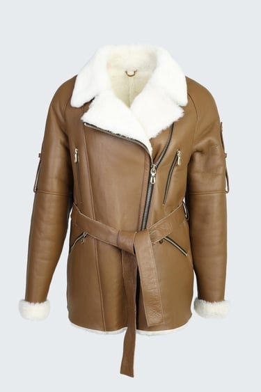  Valmenti Kadın Viski Hakiki Deri Deri Mont