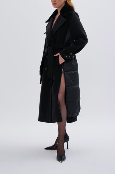  Valmenti Kadın Tekstil Siyah Mont