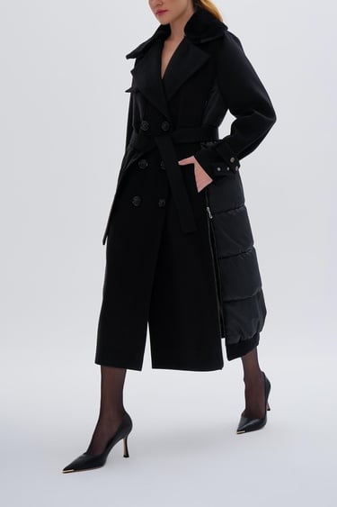  Valmenti Kadın Tekstil Siyah Mont