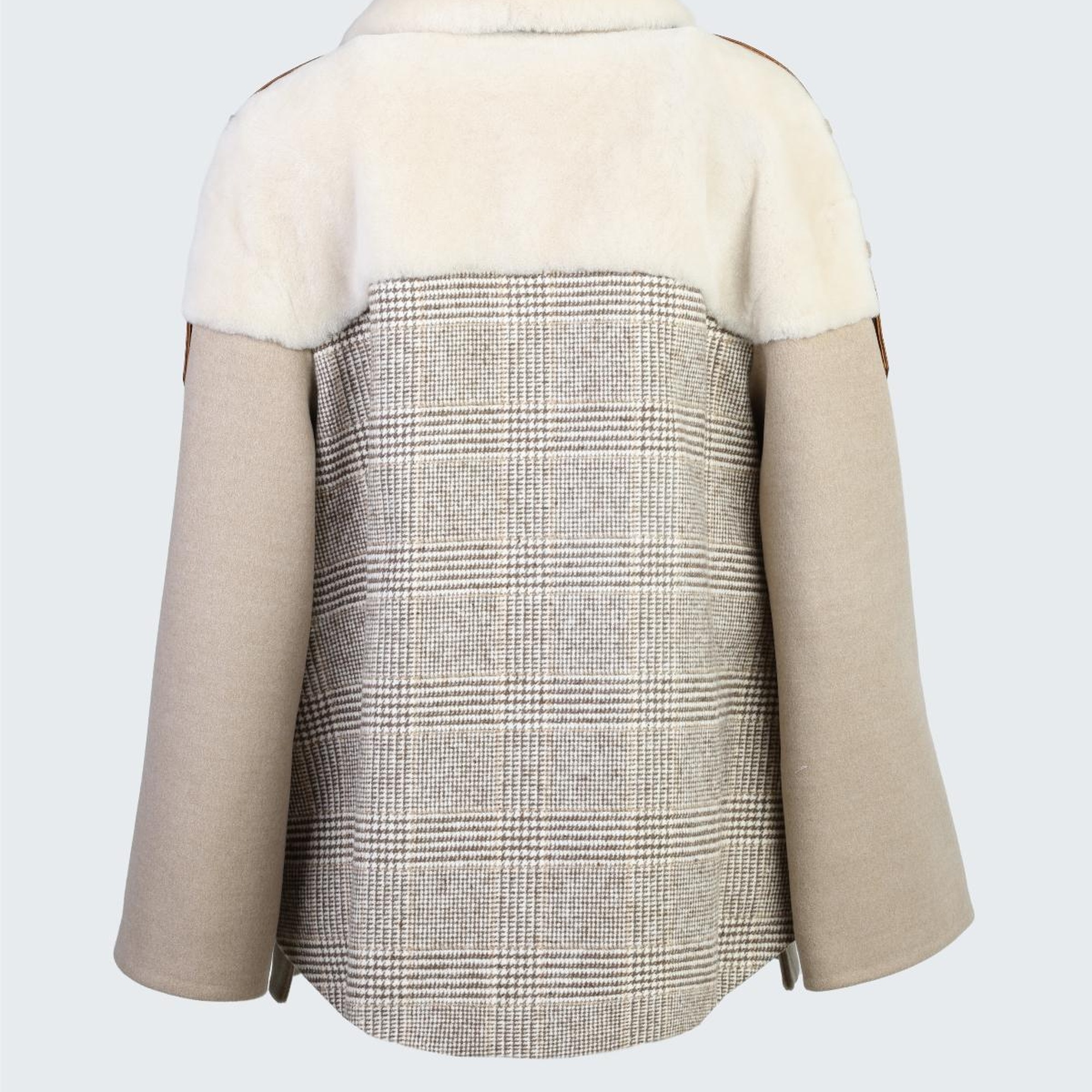 Valmenti Kadın Bej KURK/DERI/KUMAS Mont