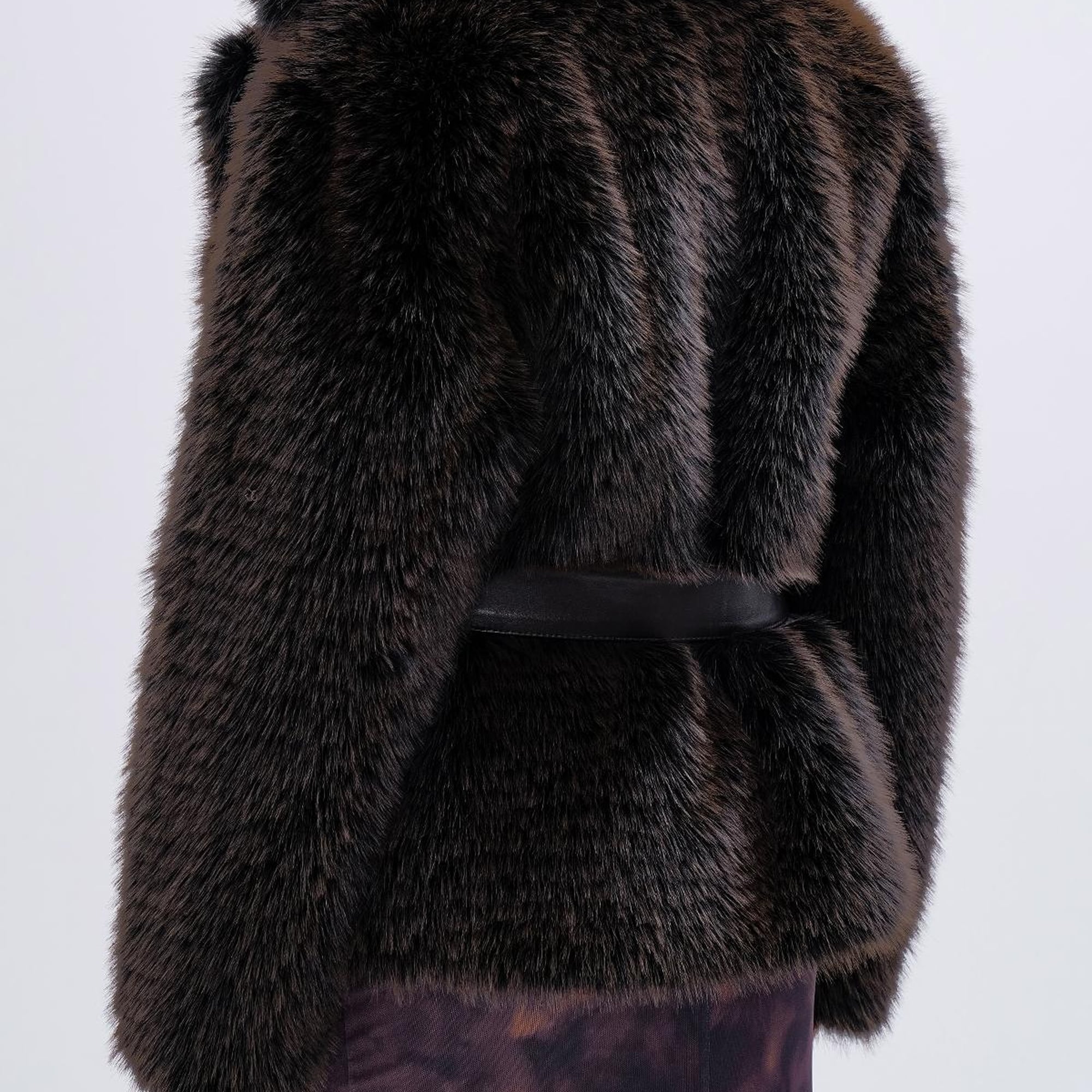 Valmenti Kadın Tekstil Kahverengi Mont