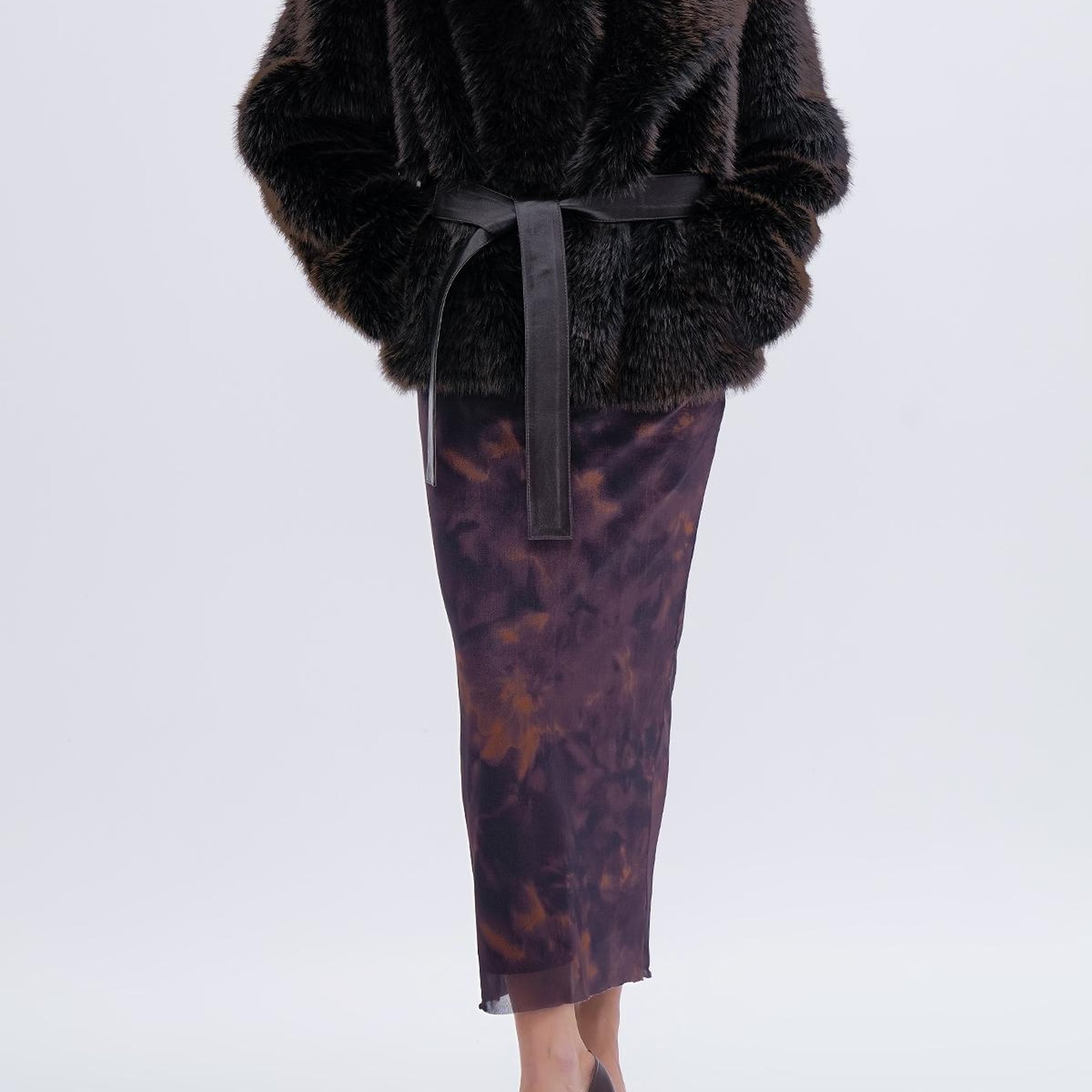 Valmenti Kadın Tekstil Kahverengi Mont