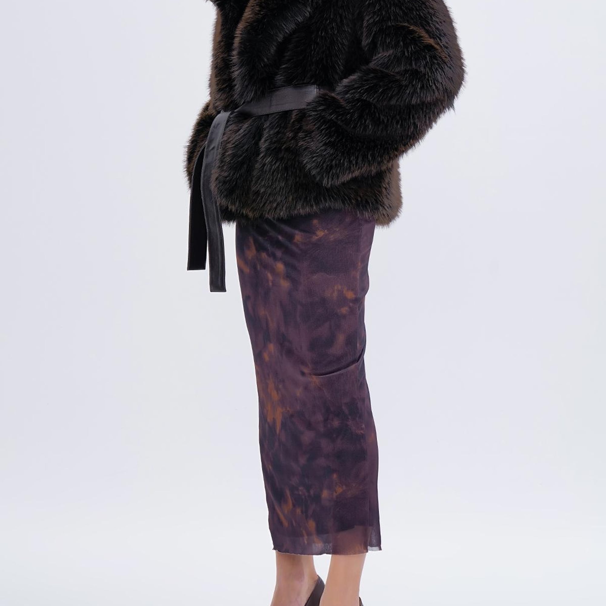 Valmenti Kadın Tekstil Kahverengi Mont