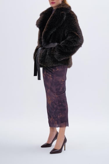  Valmenti Kadın Tekstil Kahverengi Mont