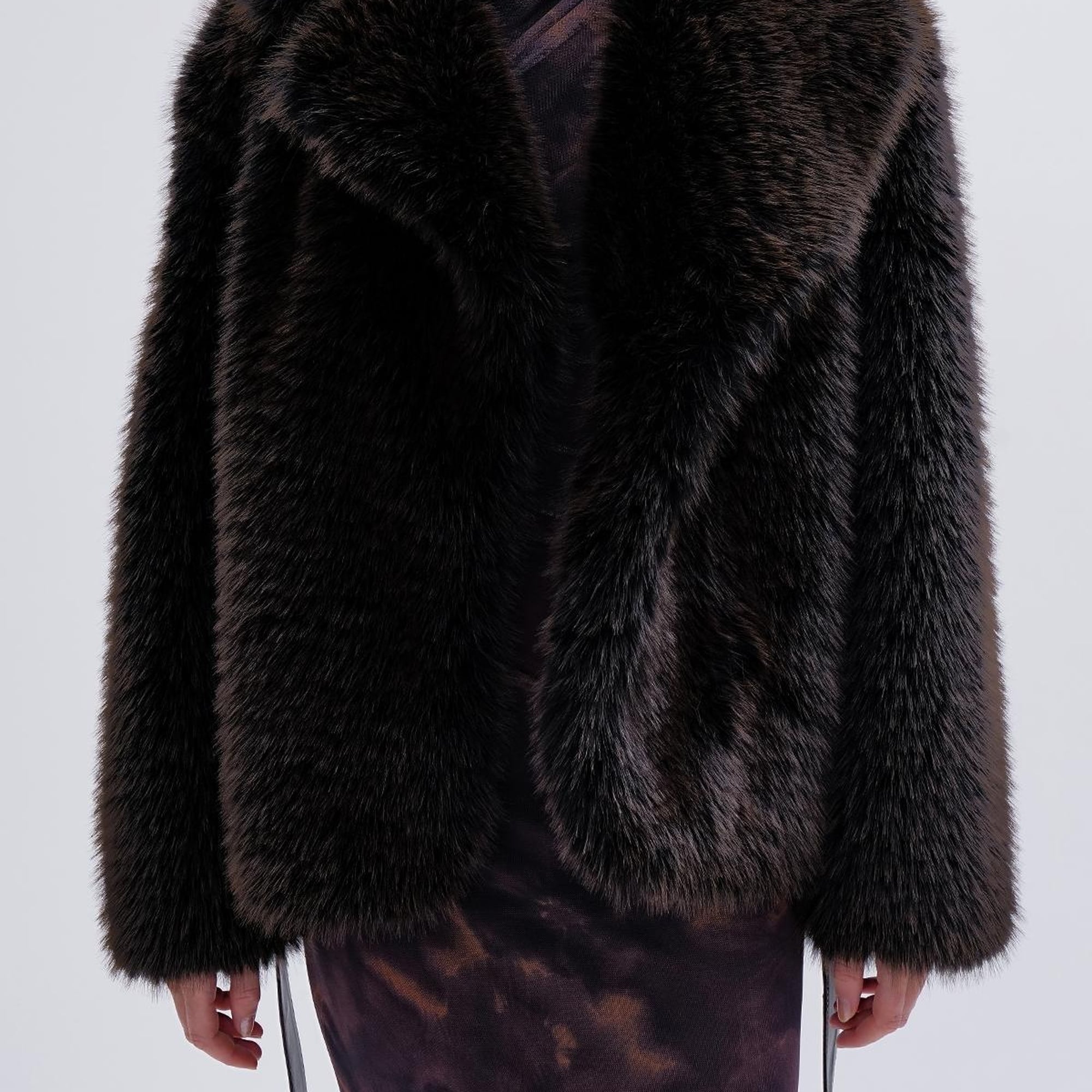 Valmenti Kadın Tekstil Kahverengi Mont