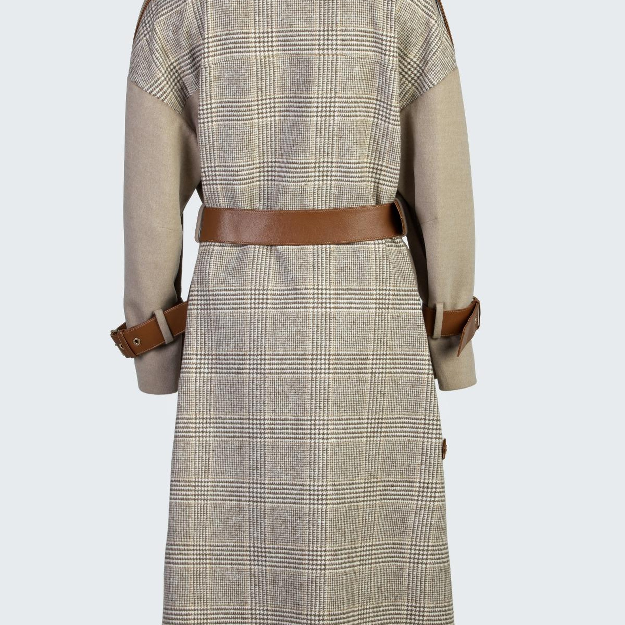 Valmenti Kadın Sütlü kahve KURK/DERI/KUMAS Manto