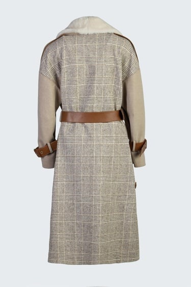  Valmenti Kadın Sütlü kahve KURK/DERI/KUMAS Manto