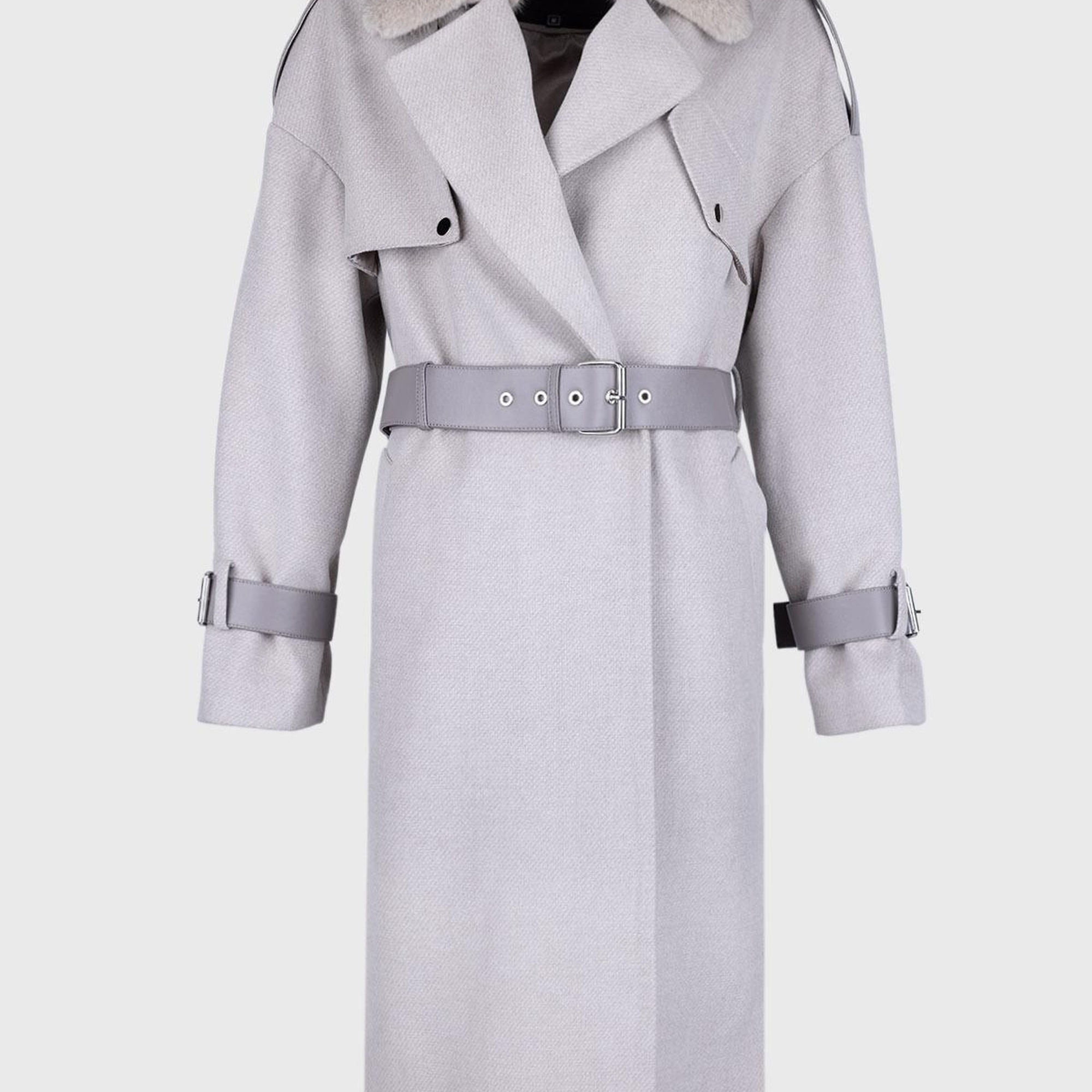 Valmenti Kadın Yumuşak İnci KURK/DERI/KUMAS Manto