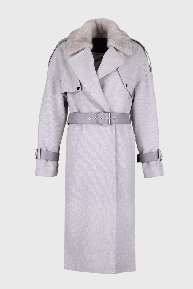  Valmenti Kadın Yumuşak İnci KURK/DERI/KUMAS Manto