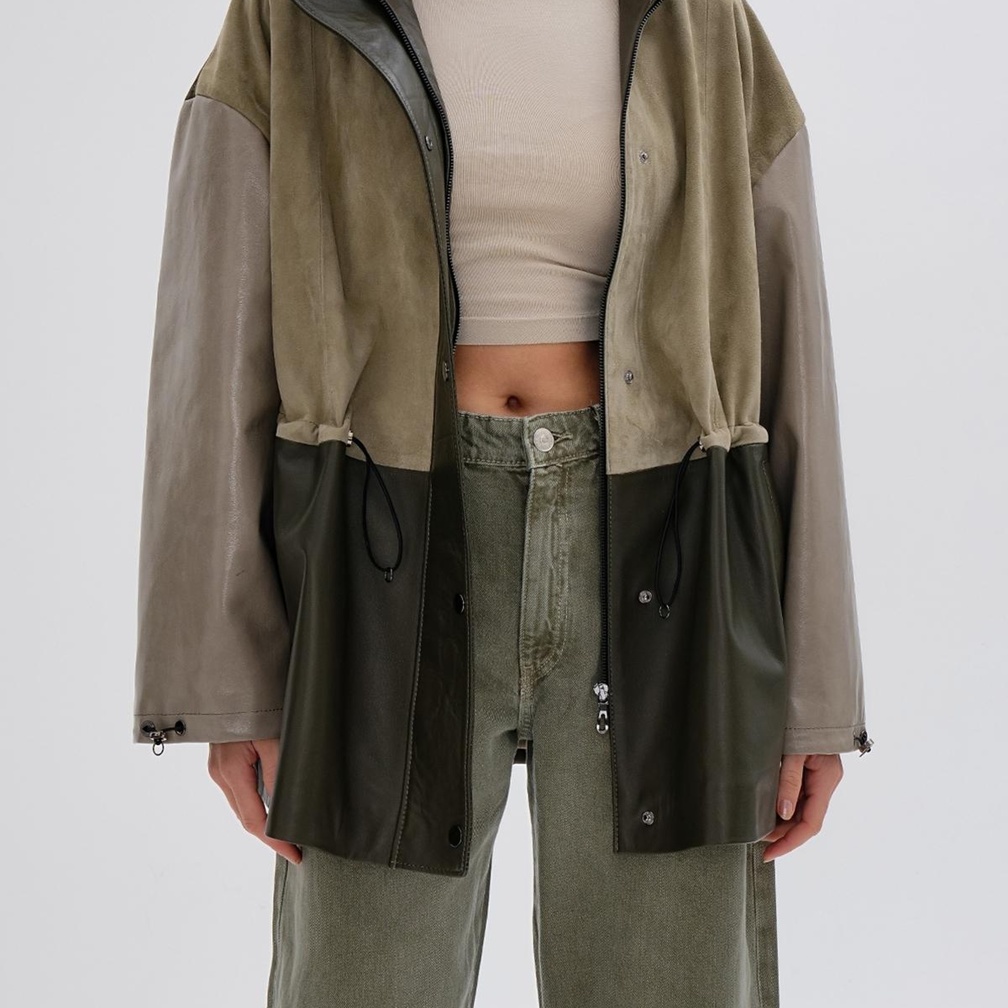 Valmenti Kadın Hakiki Deri Sarı Mont