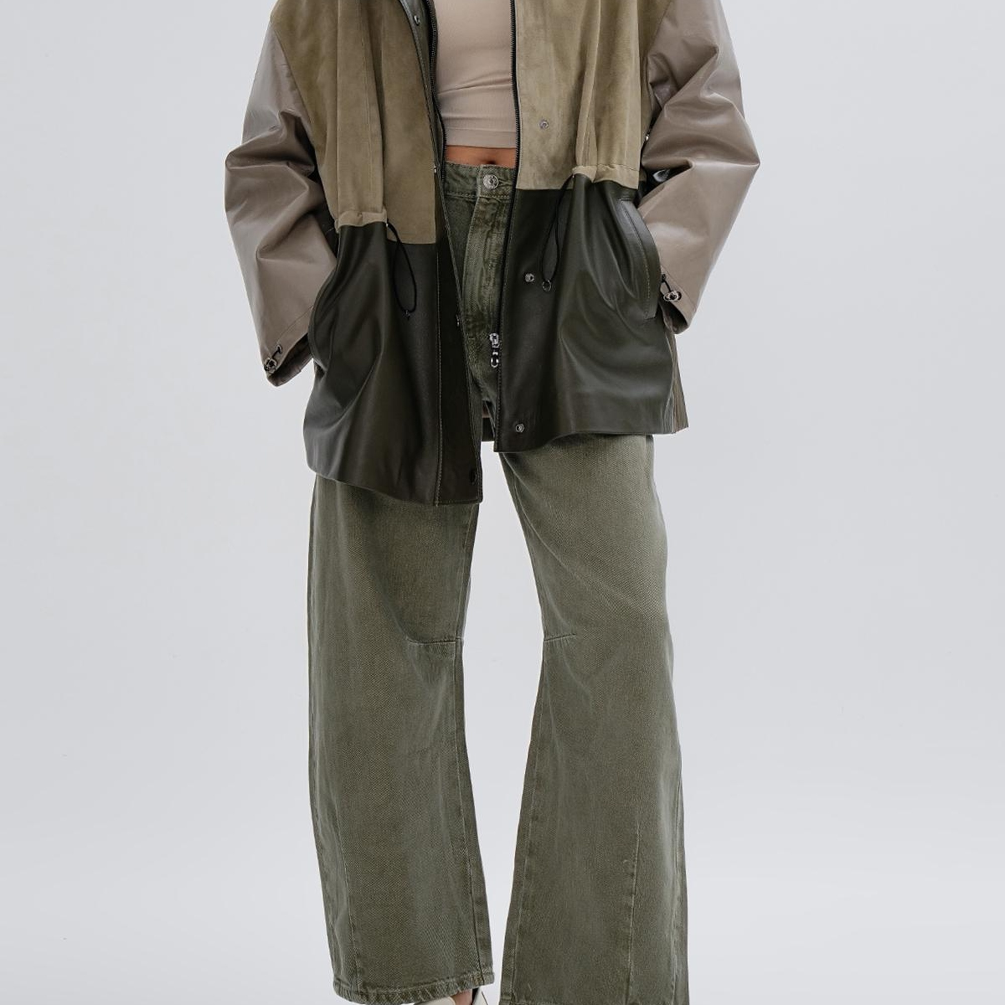 Valmenti Kadın Hakiki Deri Sarı Mont