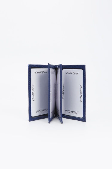  Valmenti Erkek Saks Mavi Hakiki Deri Cuzdan,Kartlık,Anahtarlık