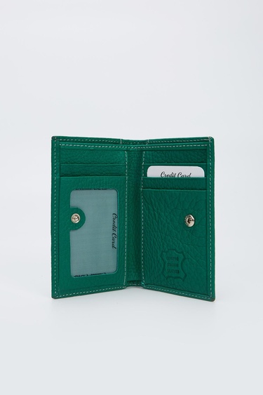  Valmenti Erkek Yeşil Hakiki Deri Cuzdan,Kartlık,Anahtarlık