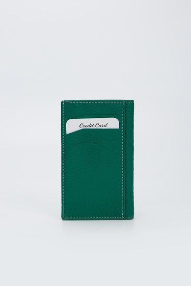 Valmenti Erkek Yeşil Hakiki Deri Cuzdan,Kartlık,Anahtarlık