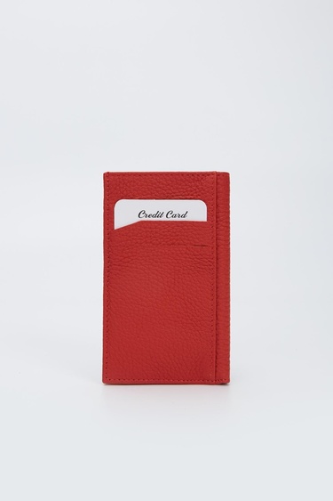  Valmenti Erkek Kırmızı Hakiki Deri Cuzdan,Kartlık,Anahtarlık